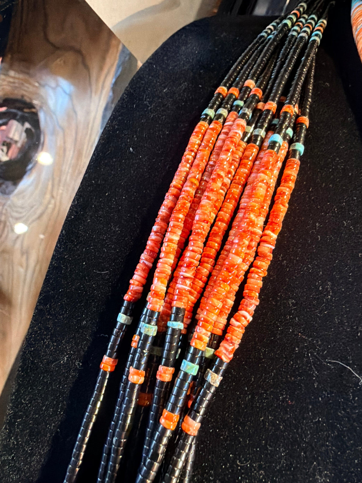 Multi Stone 10 Strand Necklace - NMT4
