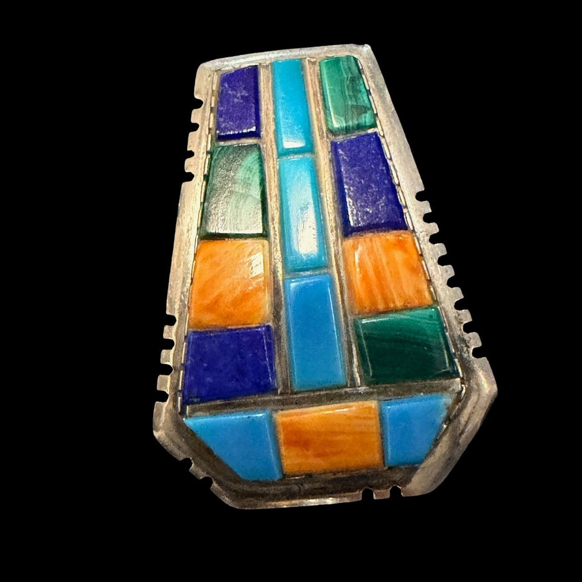 Multi-Stone Inlay Ring - Size 8.5 - RMH380