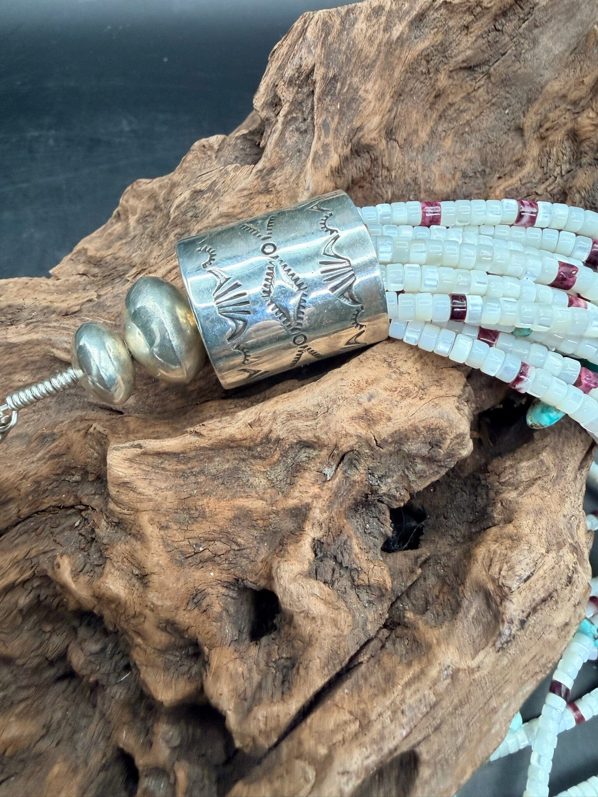 Multi Strand Mother Of Pearl Necklace - NMT5