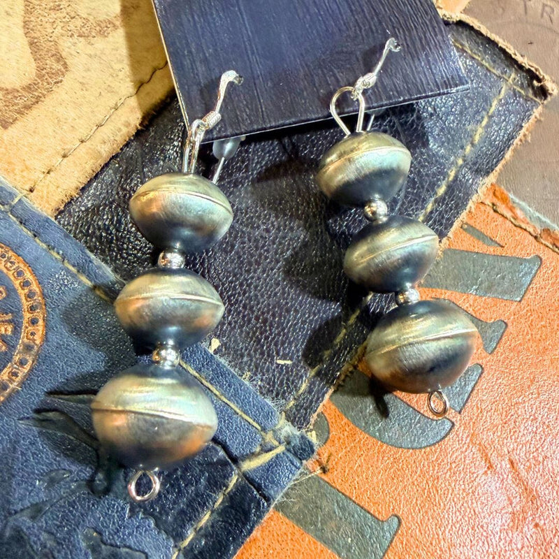 Navajo Pearl Drop Earrings - EBQ9