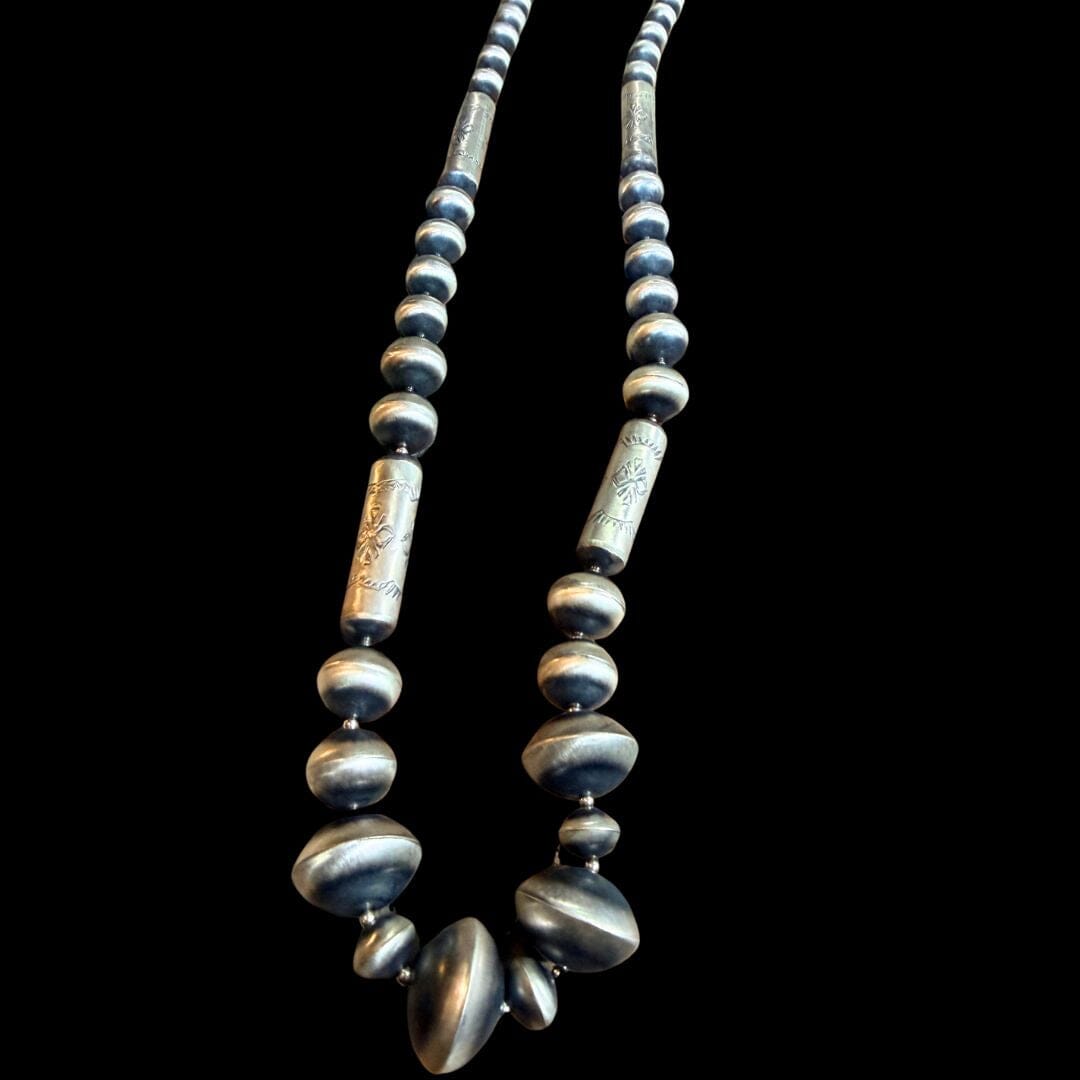 Navajo Pearl Multi Bead Necklace - NBQ22