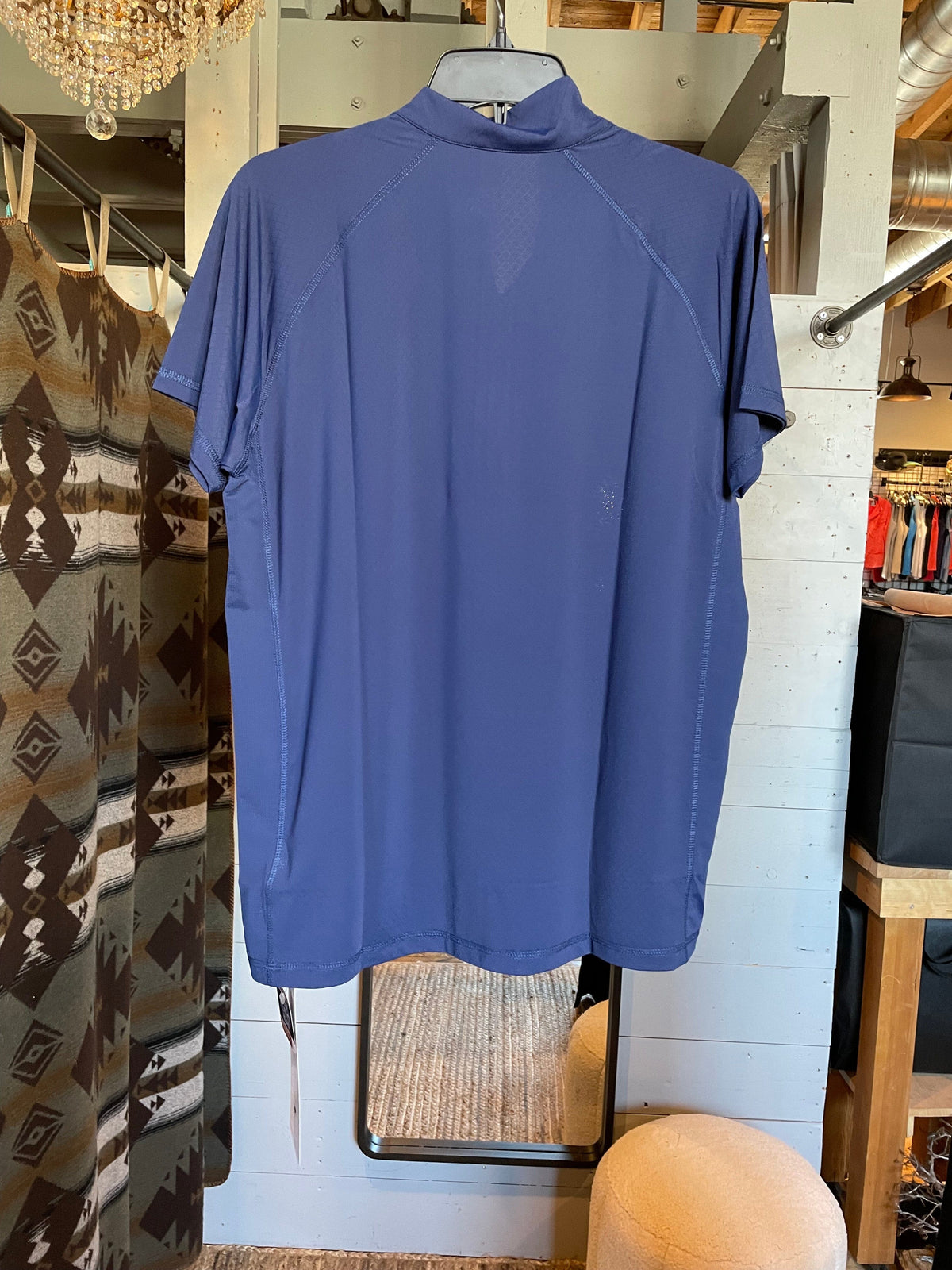 Navy 3/4 Zip Performance Shirt - 42251N