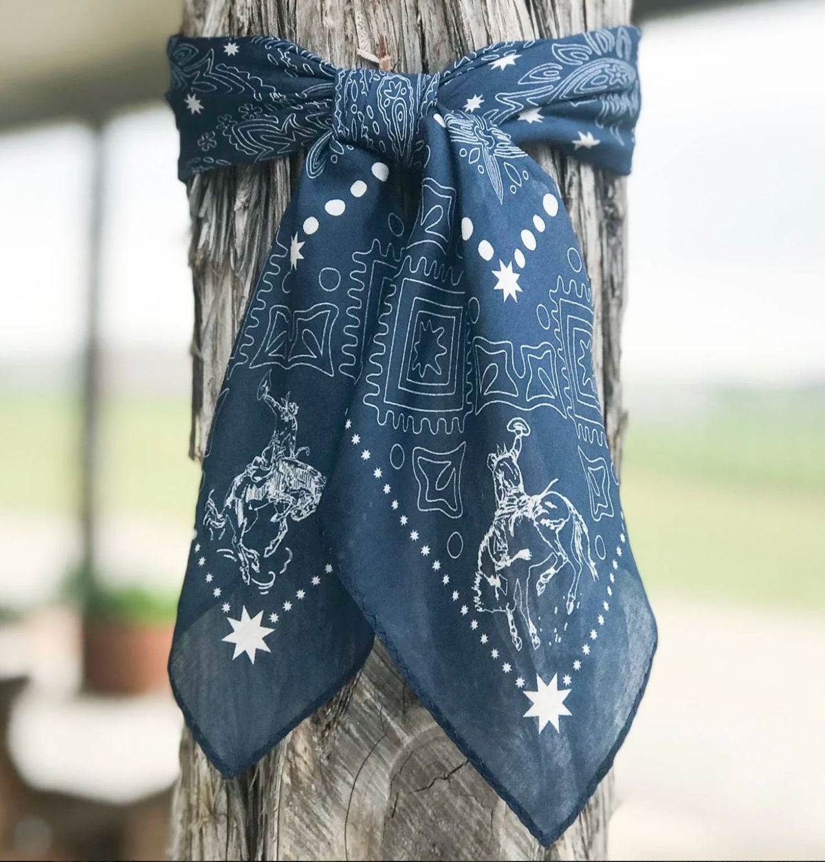 Navy Bandito 26" Bandana - BNDF-0085