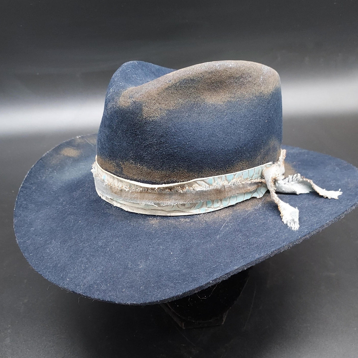 Navy Embellished Stetson - HIML81 - Size L