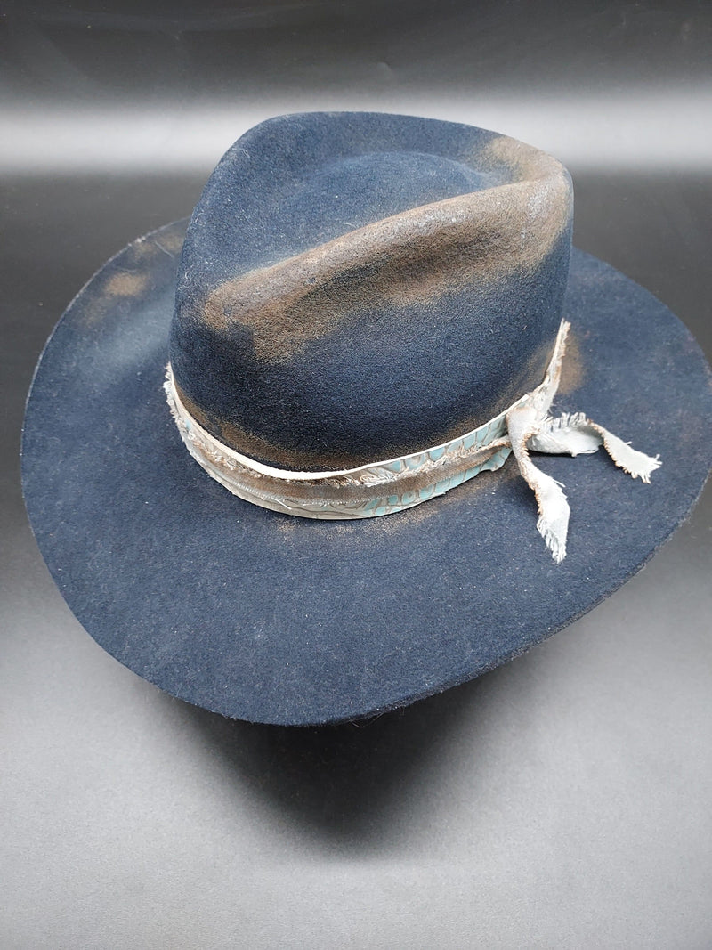 Navy Embellished Stetson - HIML81 - Size L