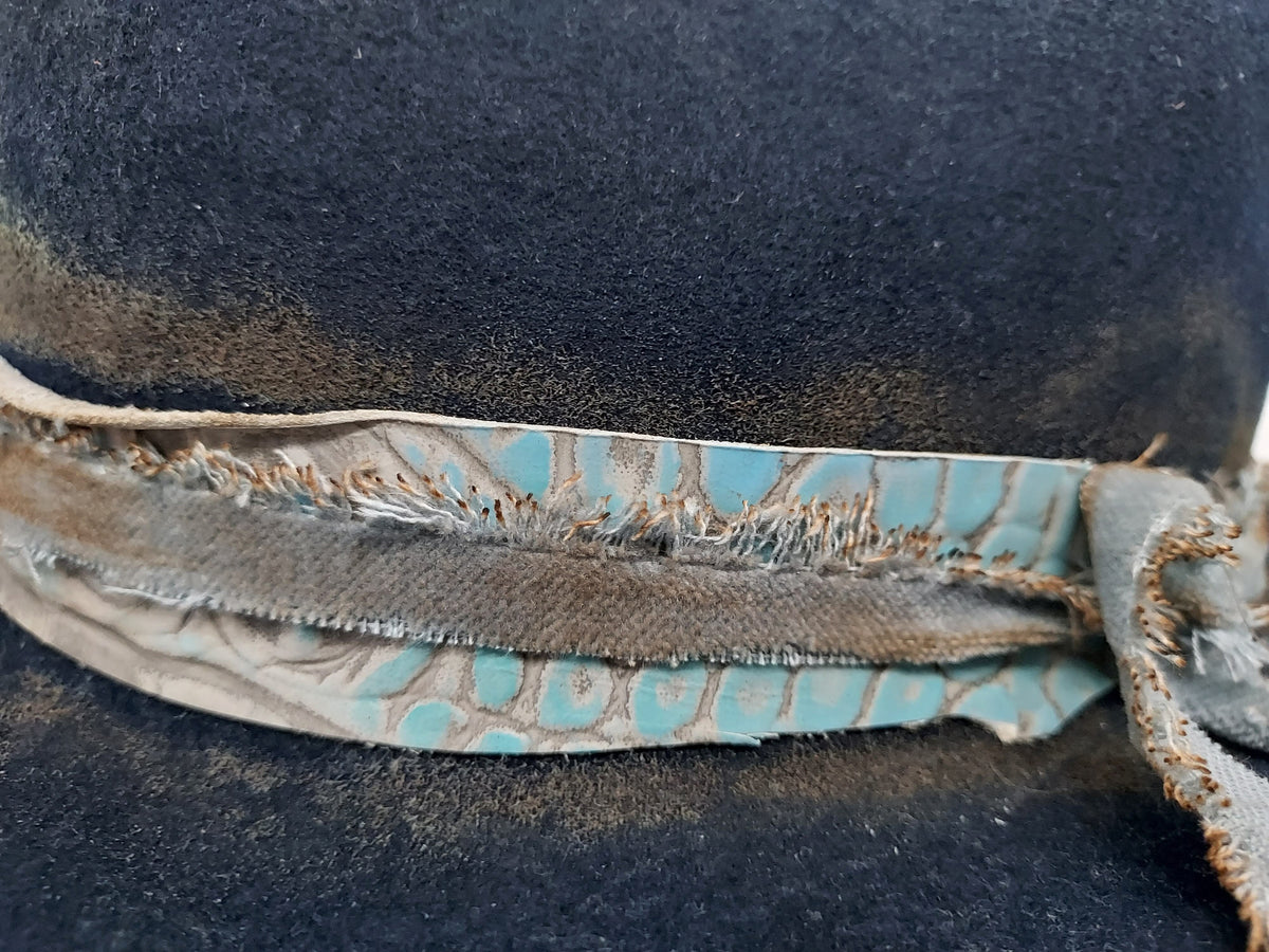 Navy Embellished Stetson - HIML81 - Size L