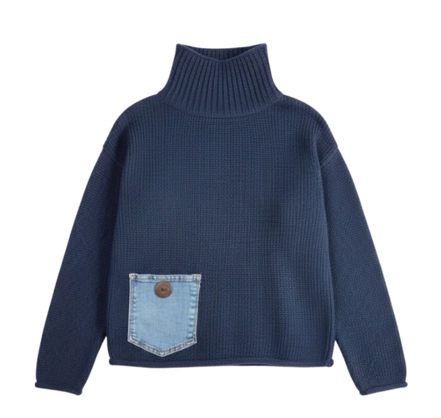 Navy Emerie Sweater - 1130NV