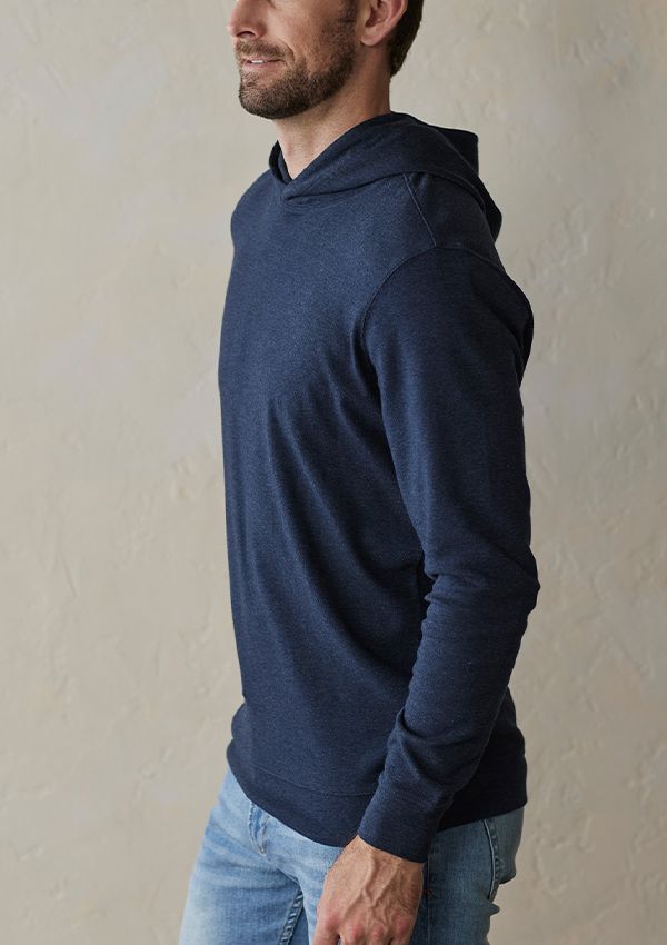 Navy Essential Men's Hoodie - SHNB14