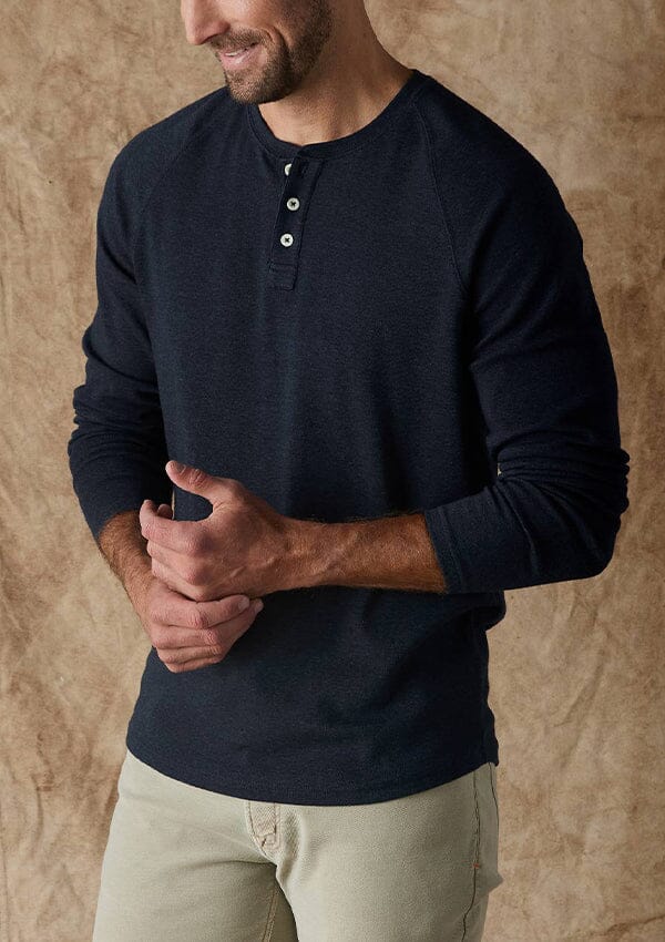 Navy Everyday Henley - SHNB16