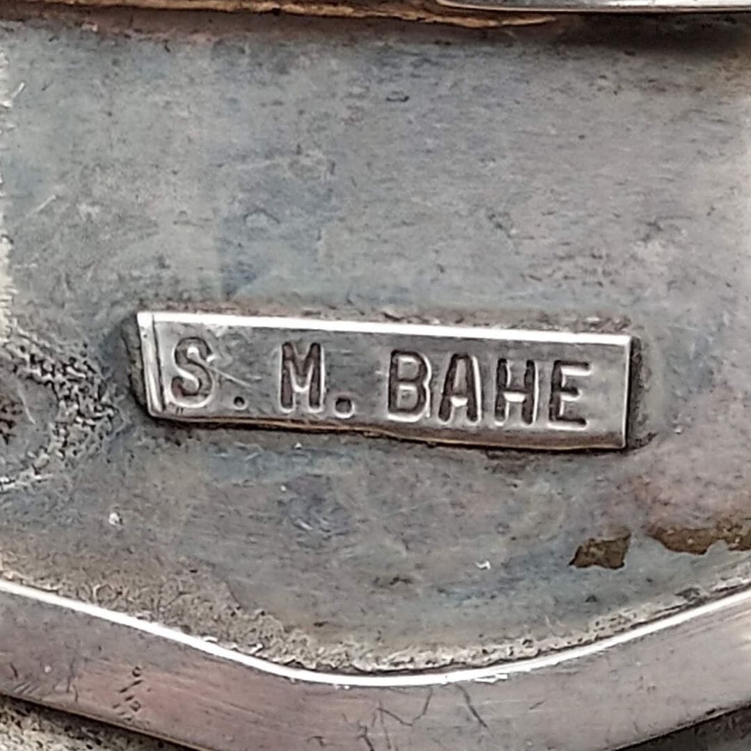 Needlepoint Turquoise Cuff with 1942 Walking Liberty Half Dollar – S.M. Bahe - CVO12