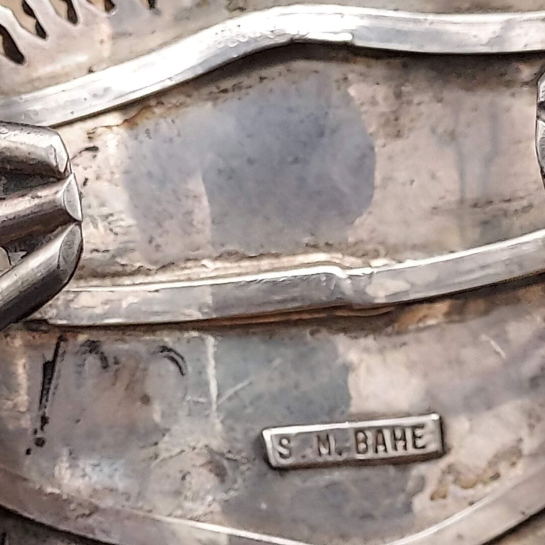 Needlepoint Turquoise Cuff with 1942 Walking Liberty Half Dollar – S.M. Bahe - CVO12