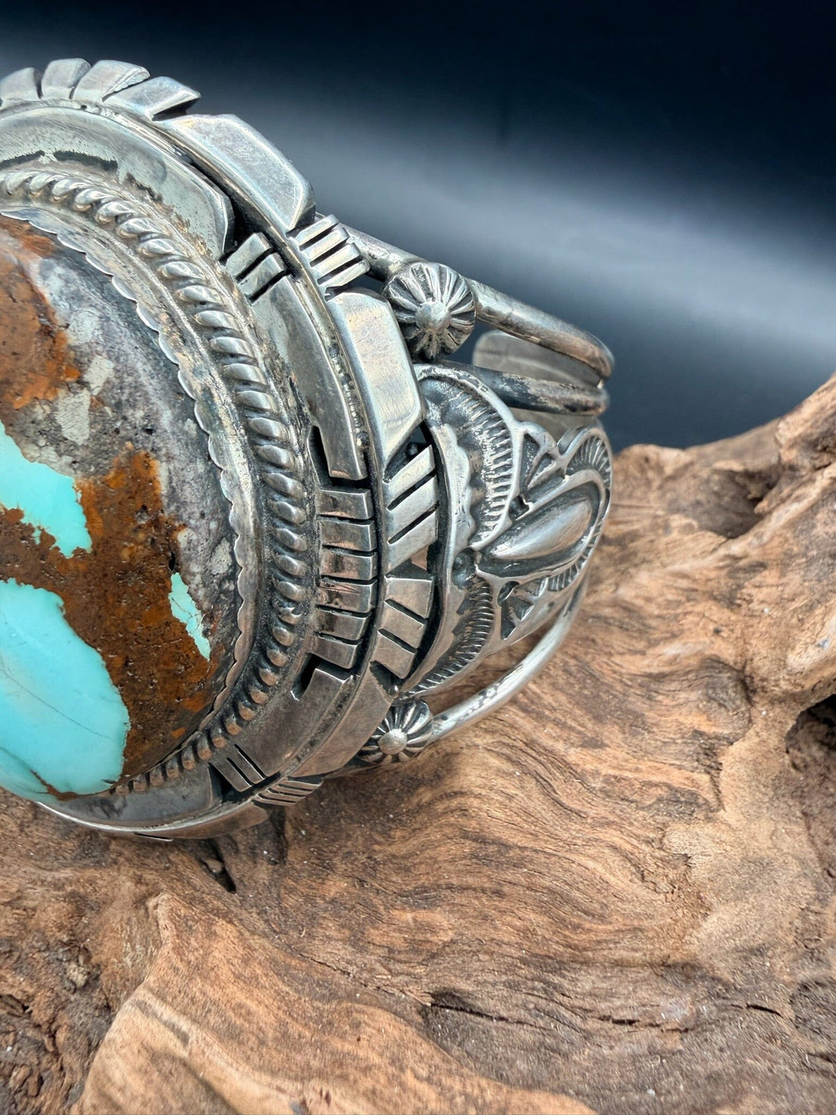 No 8 Mine Turquoise/Sterling Silver Cuff - CMH165