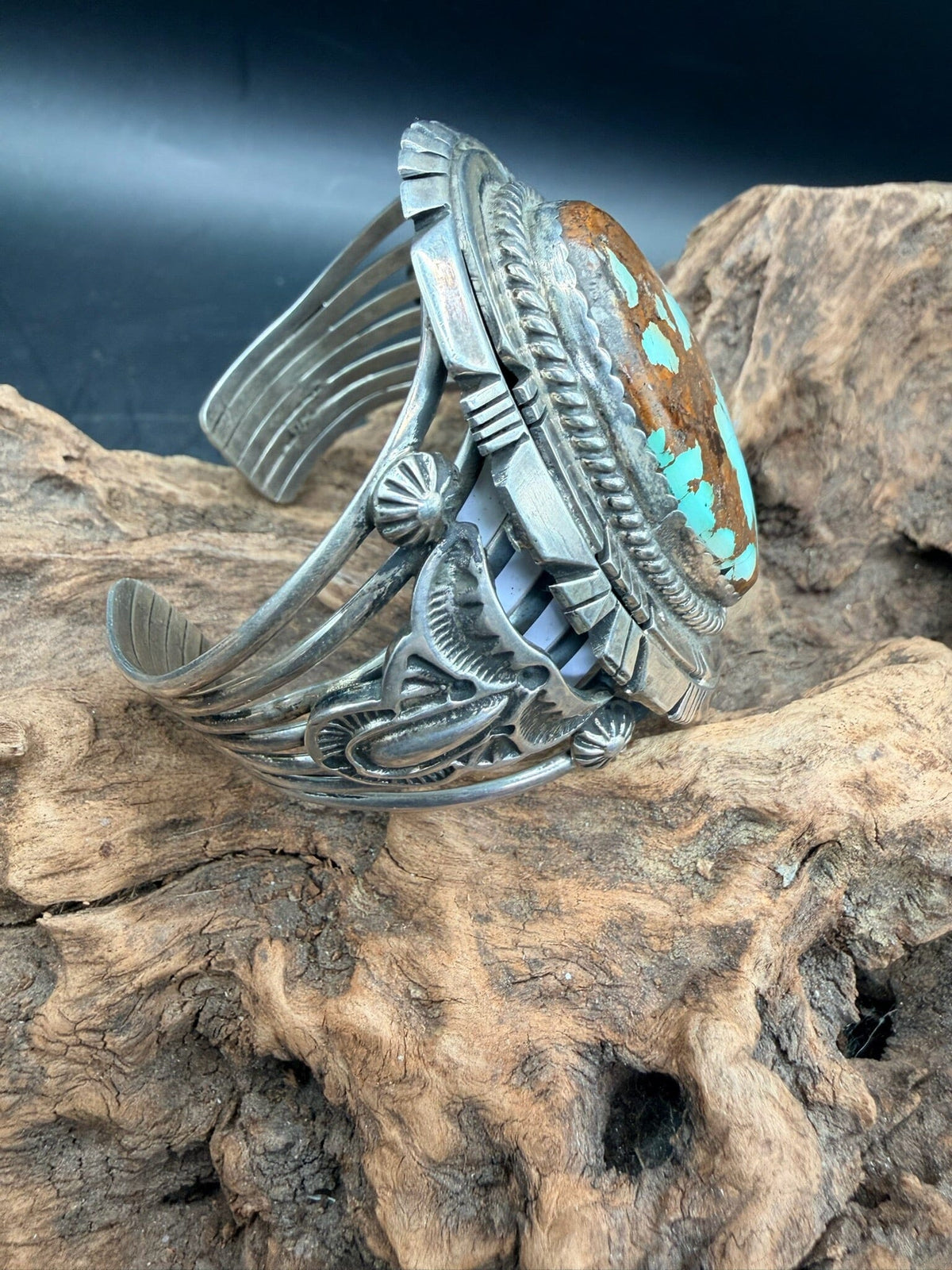 No 8 Mine Turquoise/Sterling Silver Cuff - CMH165