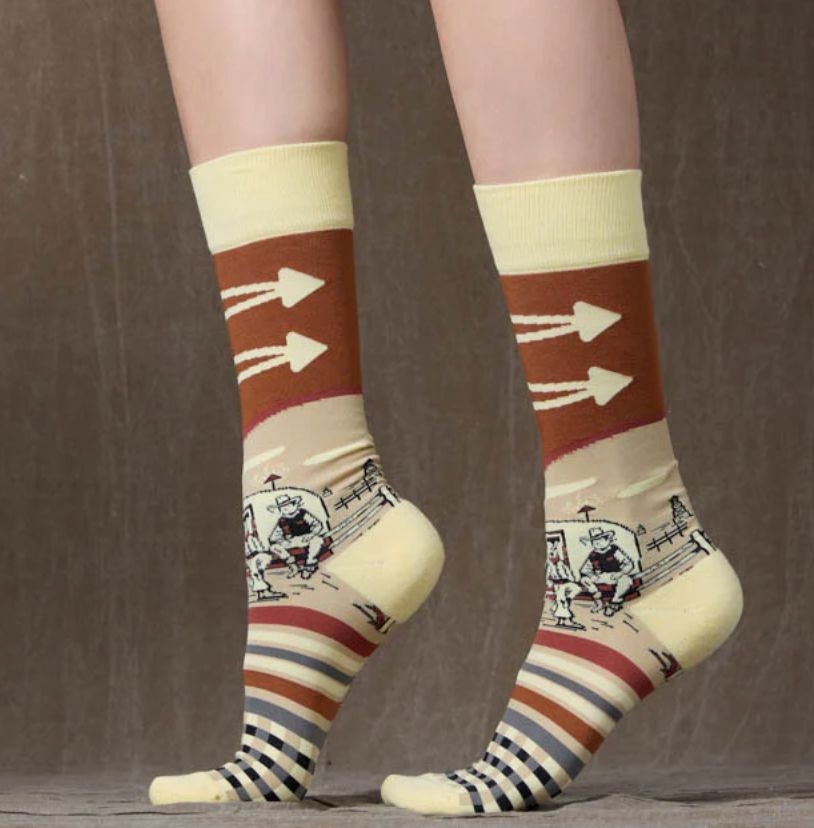 Oil Camp Sock - Double D Ranch - SOCK-263M