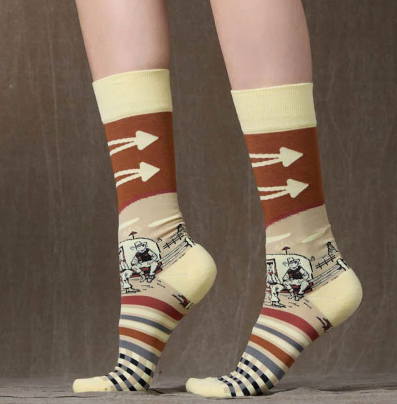 Oil Camp Sock - Double D Ranch - SOCK-263M