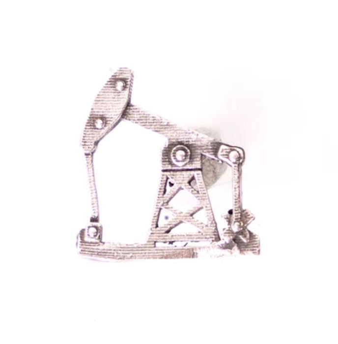 Oil Rig Sterling Silver Hat Pin - HPLT1