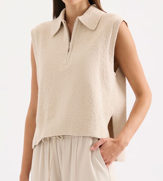 Ordell Bone Knit Vest - 26949