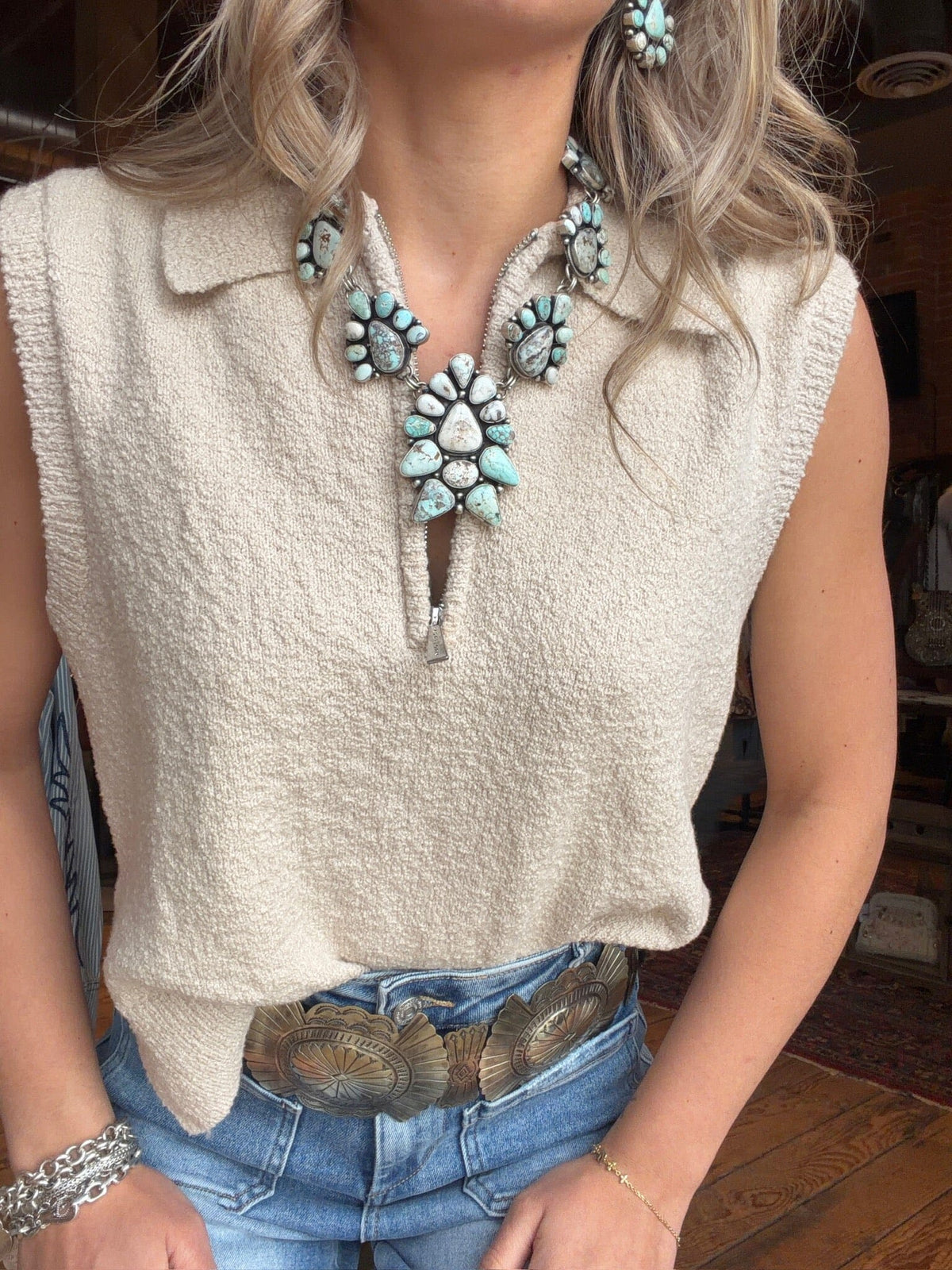 Ordell Bone Knit Vest - 26949