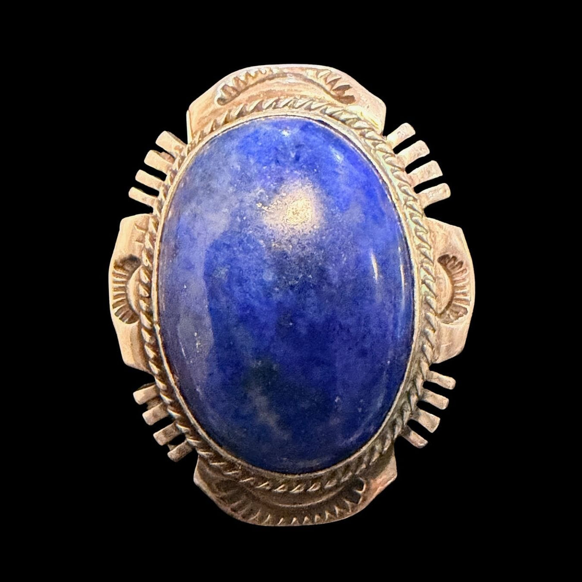 Oval Lapis RIng - Size 12.5 - RMH374