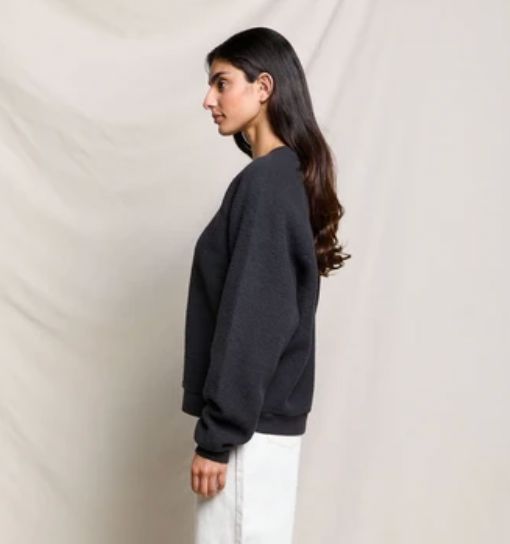 Oversized Vintage Black Ziggy Sweatshirt - OVZIGV