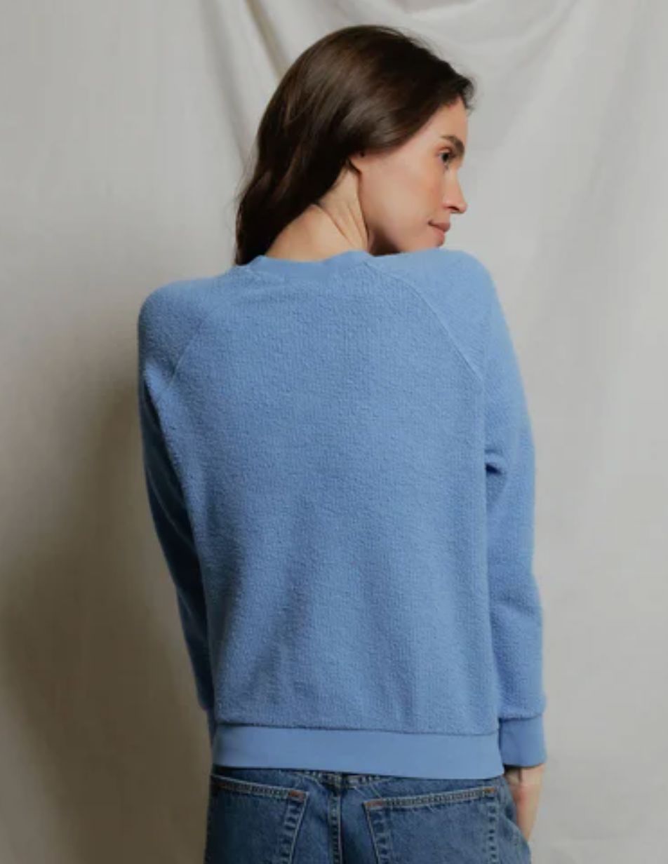 Pacific Blue Ziggy Reversed Sweatshirt - ZIGPB