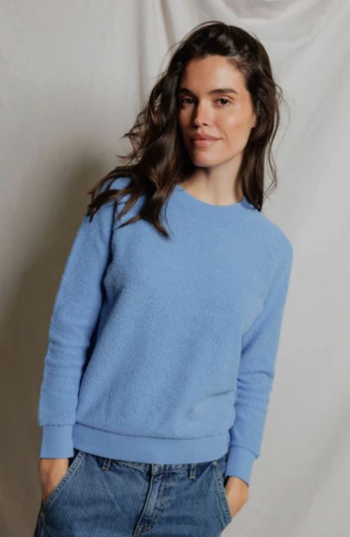 Pacific Blue Ziggy Reversed Sweatshirt - ZIGPB