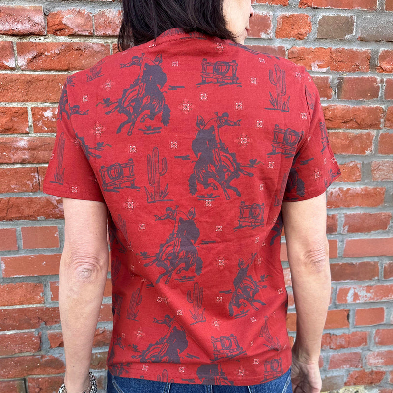 Paisley Cowboy Tee - TRQ3