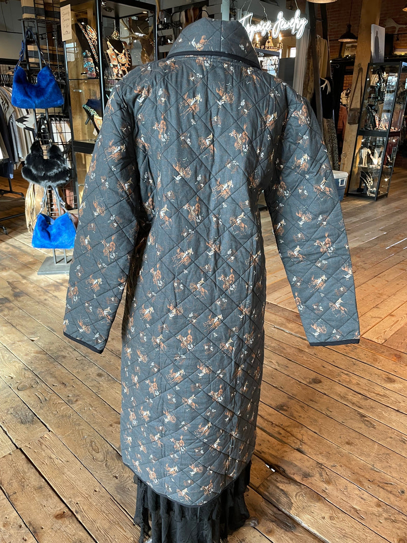 Patty Horse Print Coat - 401514