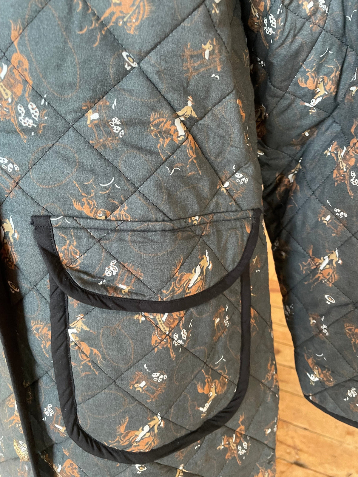 Patty Horse Print Coat - 401514