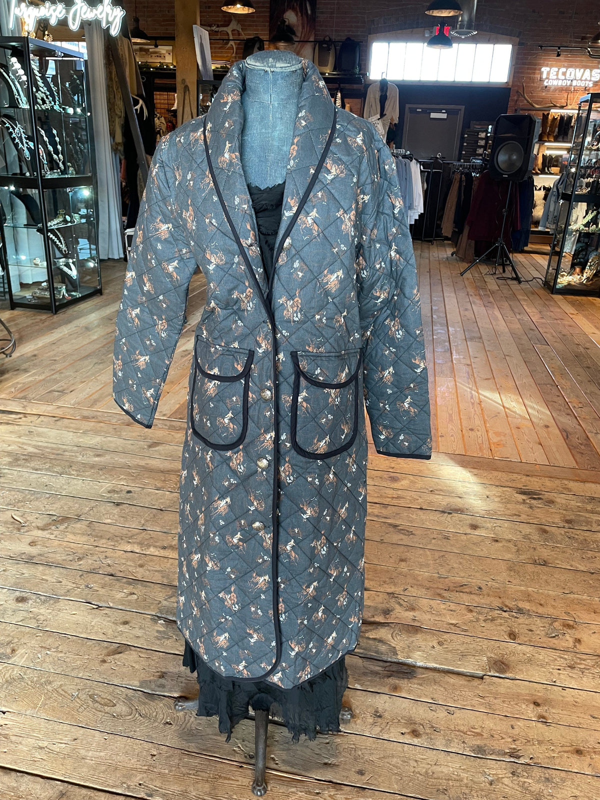 Patty Horse Print Coat - 401514