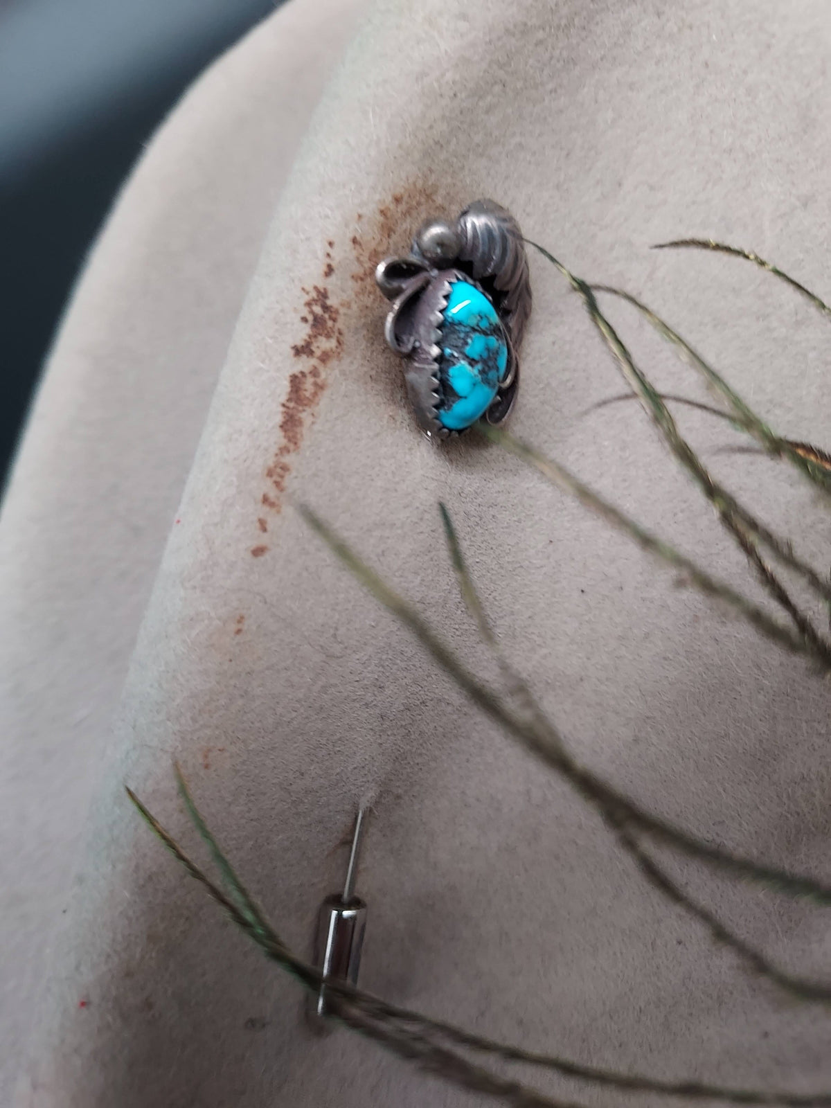 Peacock Feather Embellished Stetson - HIML14 - Size 7 1/4