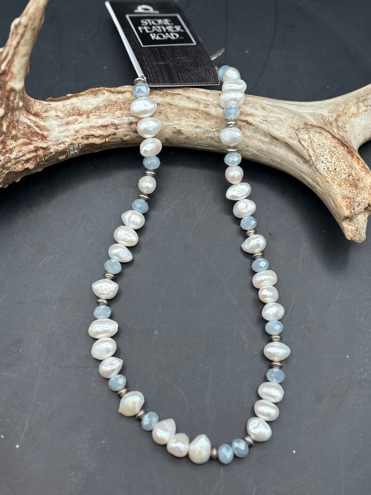Pearl & Crystal Necklace - NSZ174