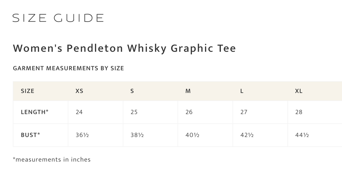Pendleton Whiskey Women's Blue Graphic Tee - TB427