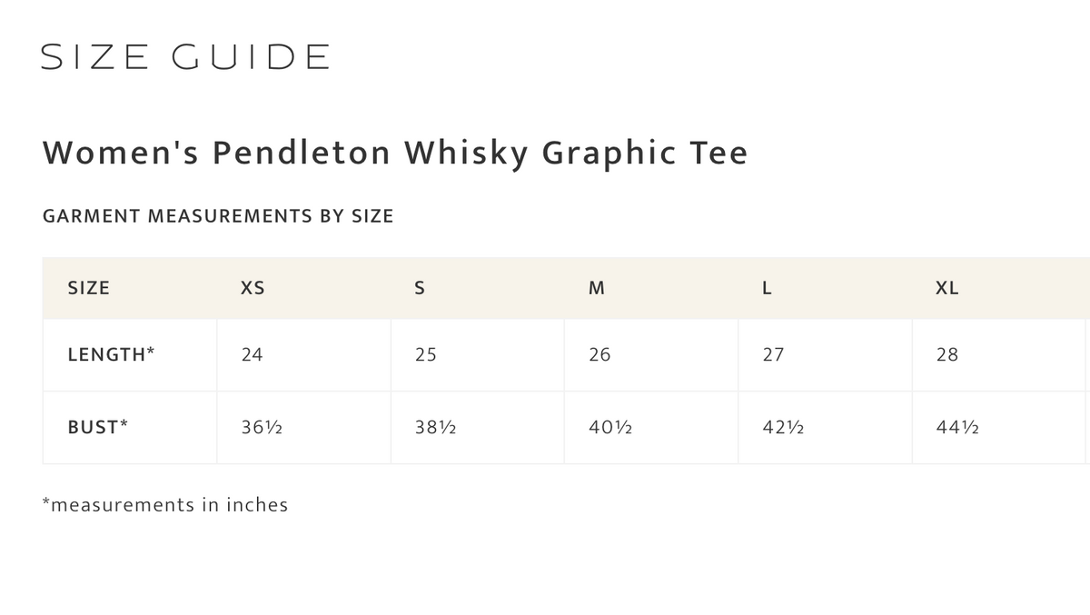 Pendleton Whiskey Women's Graphic Tee - TB426