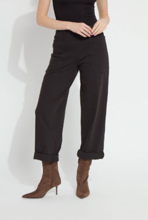 Penelope Cuffed Denim - Black - LY3644B