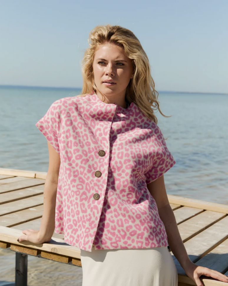 Pink Leo Fleece Vest - Henriette Steffensen - 7170PL