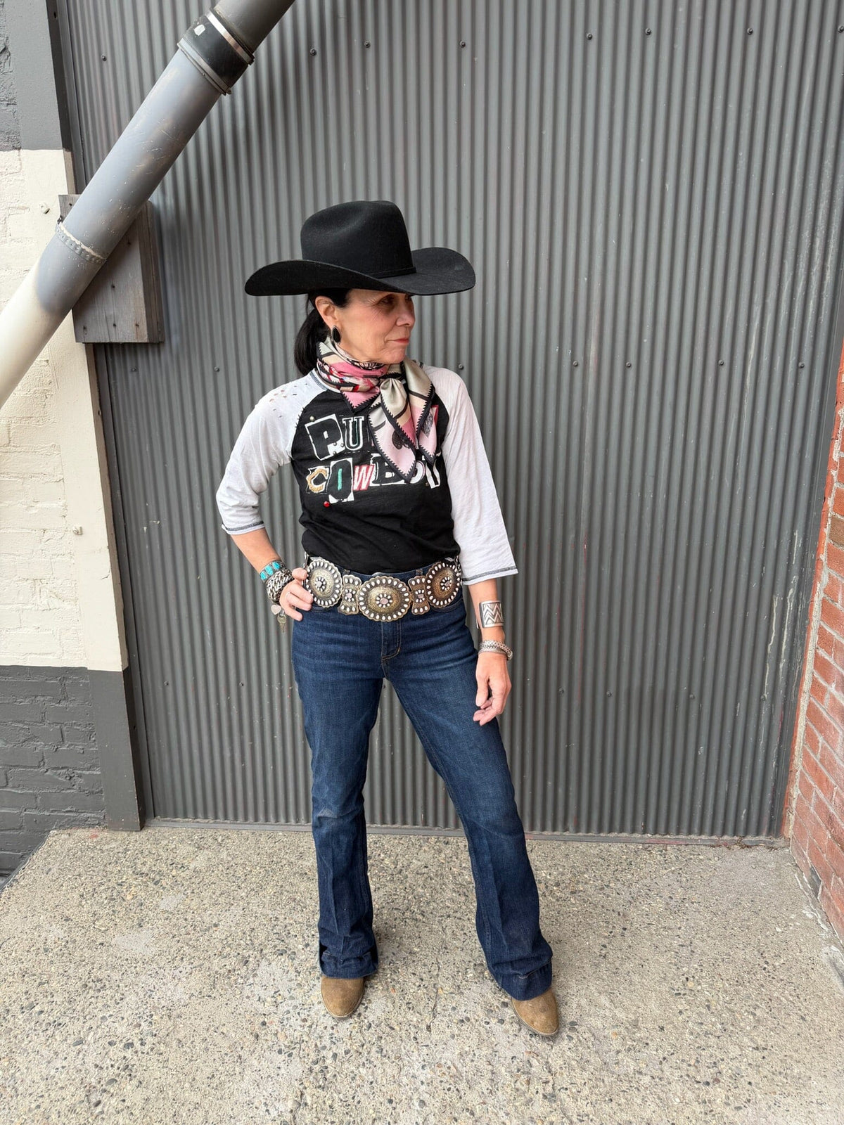 Punky Cowboy Top - Double D Ranch - T4195