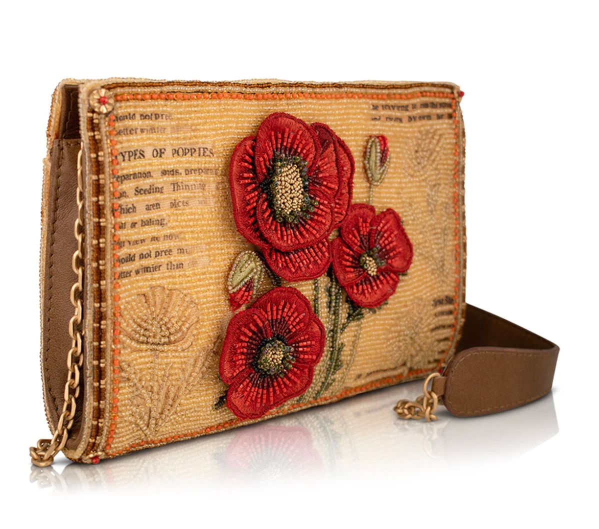 Pure Poppy Beaded Crossbody Bag -