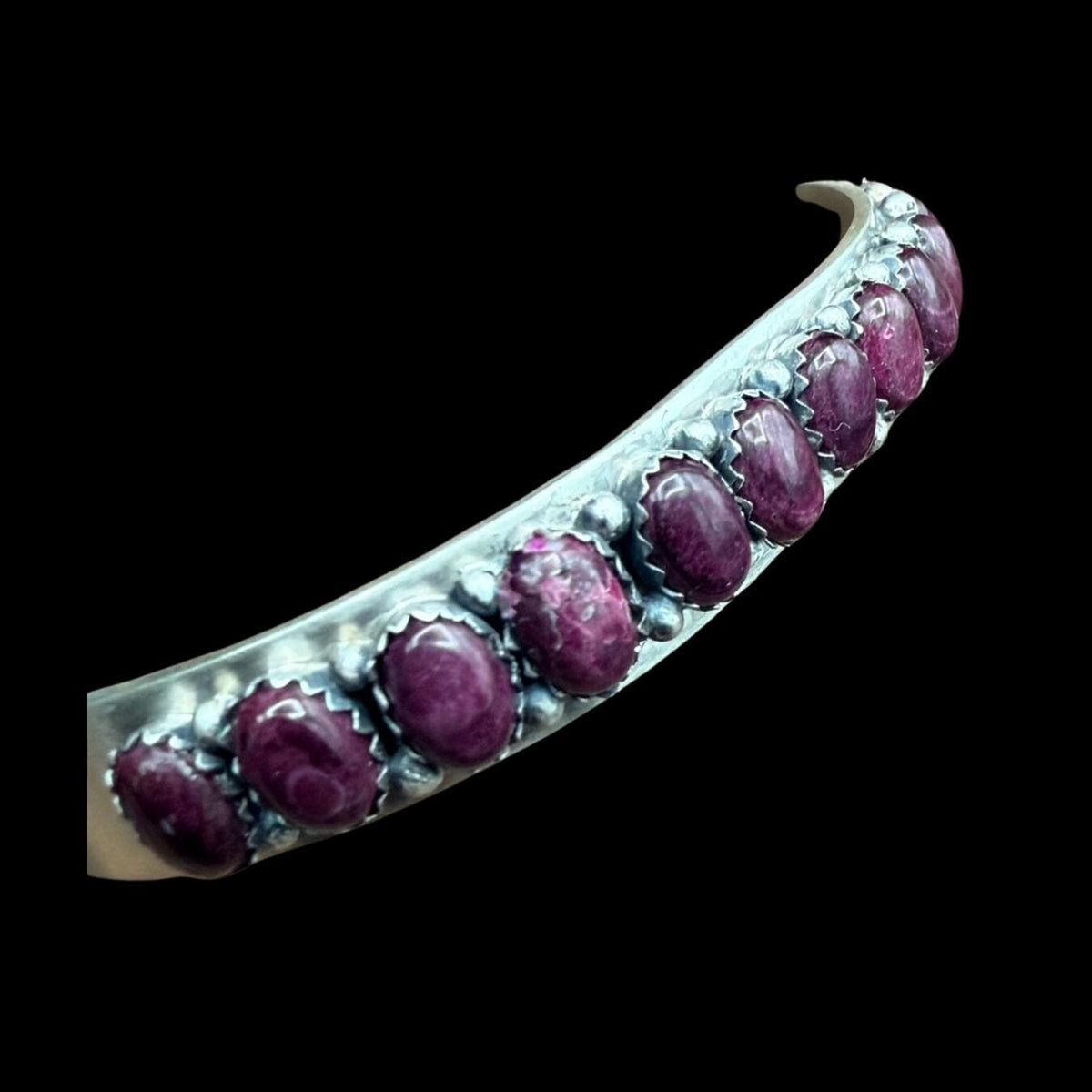 Purple Spiny Oyster Cuff (12 Cabochons) - CSL29