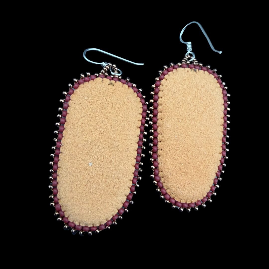 Red Creek Jasper Beaded Earrings - ESZ350