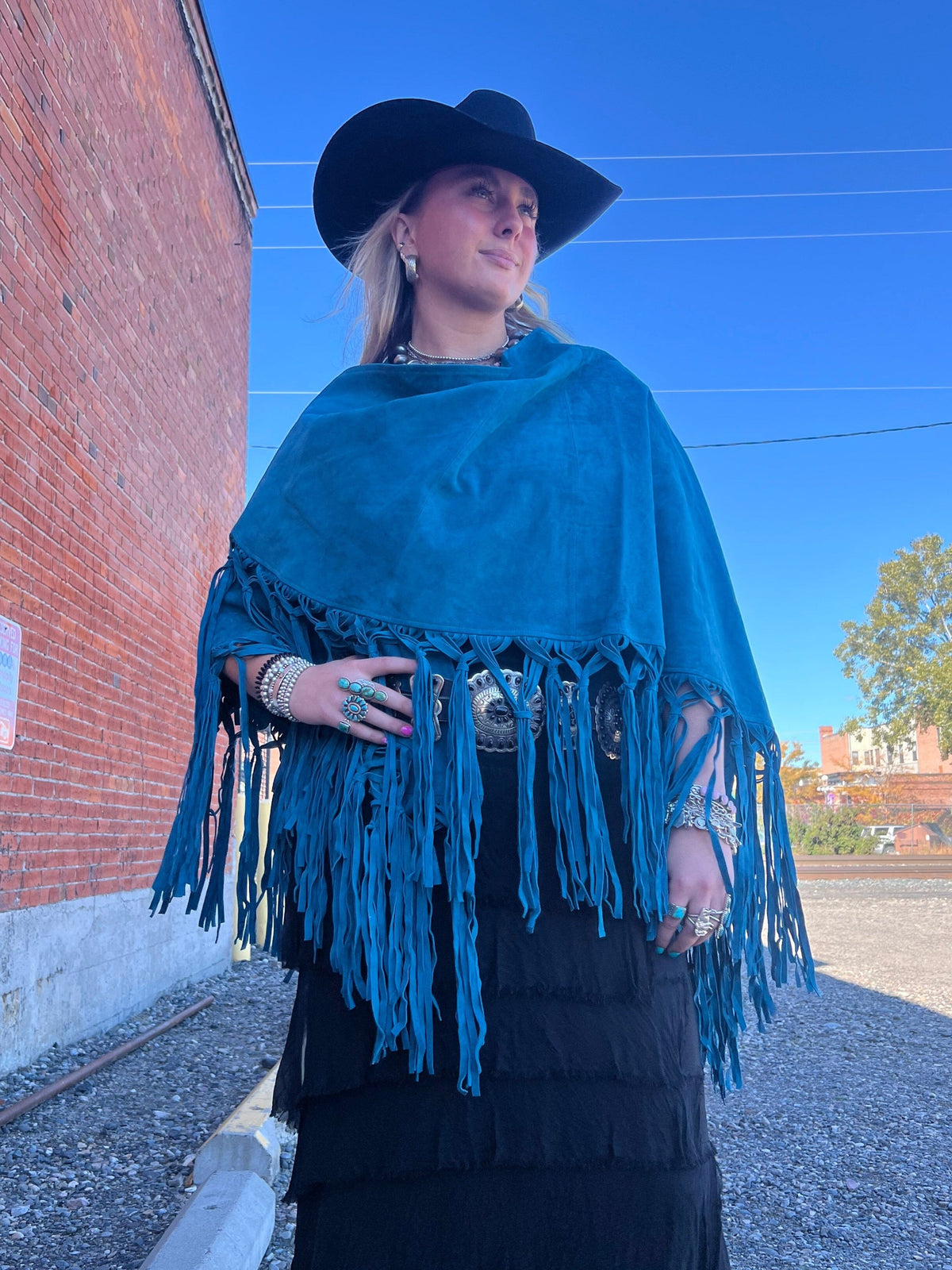 Rio Grande Shawl - Sapphire - 402801