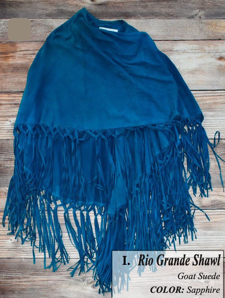 Rio Grande Shawl - Sapphire - 402801
