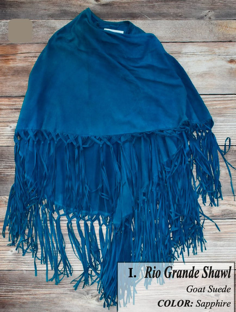Rio Grande Shawl - Sapphire - 402801