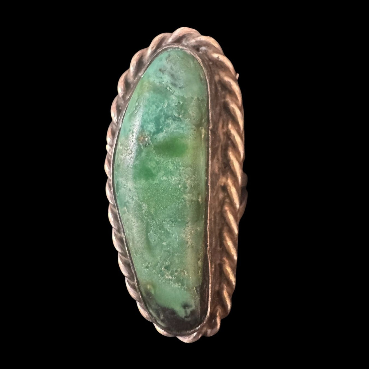 Vintage Sterling & Turquoise Stone Ring - Size 6 - RMH435