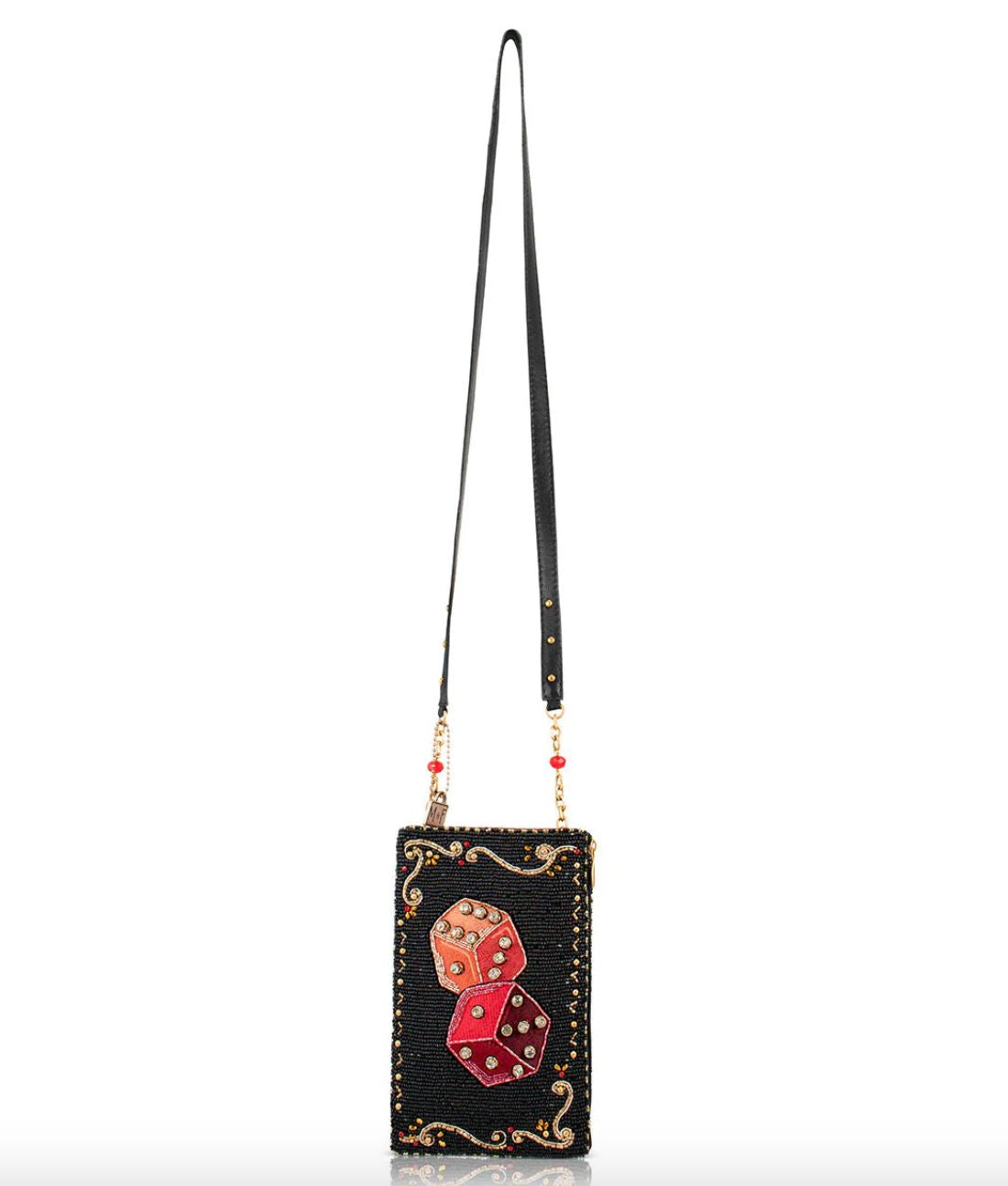 Roll Em' Beaded Cross Body Phone Bag - MFS002600