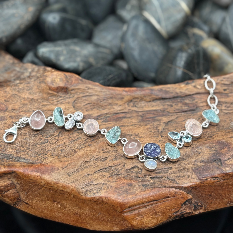 Rose Quartz/Multi Stone Bracelet - BRIG19