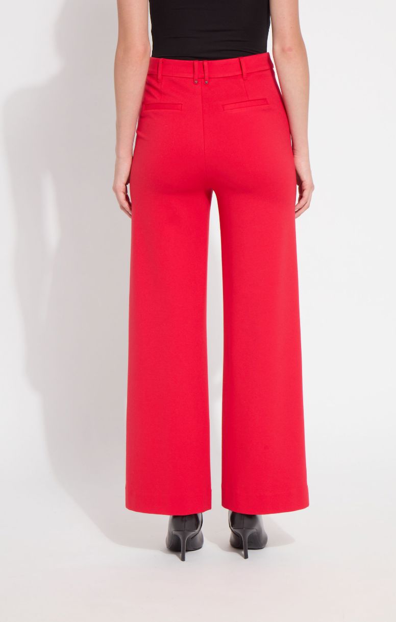 Rouge Zip Front Ponte Trouser - 3937RG