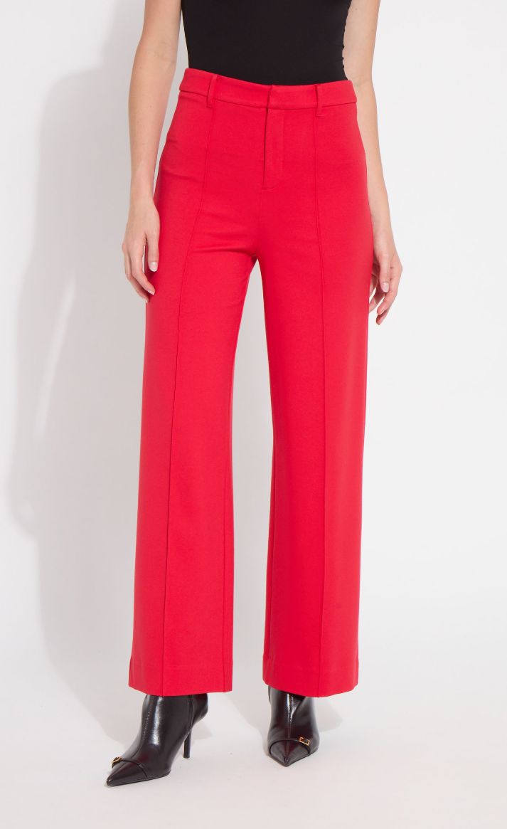 Rouge Zip Front Ponte Trouser - 3937RG