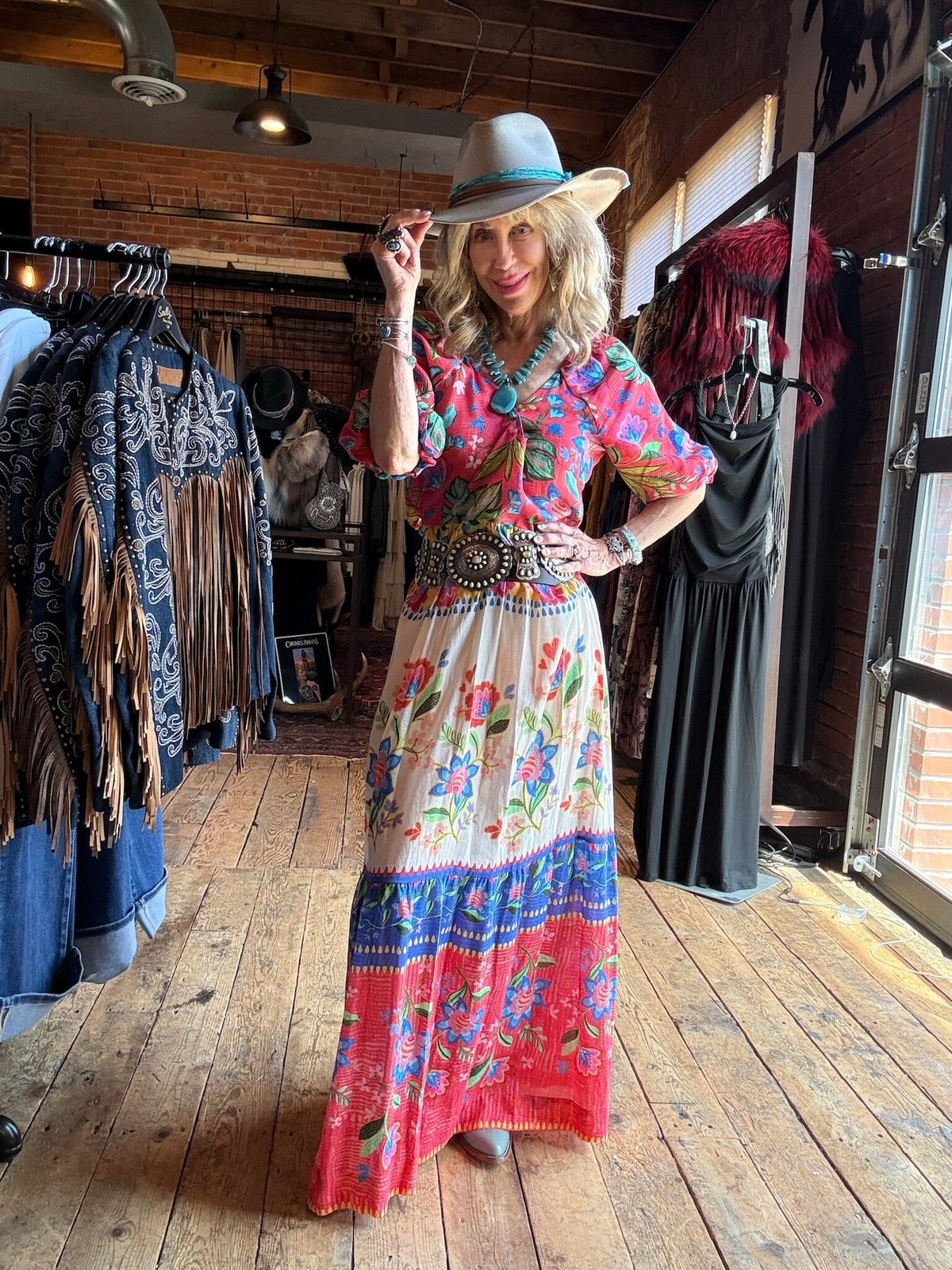 Roumba Maxi Dress - Johnny Was - CSW4725