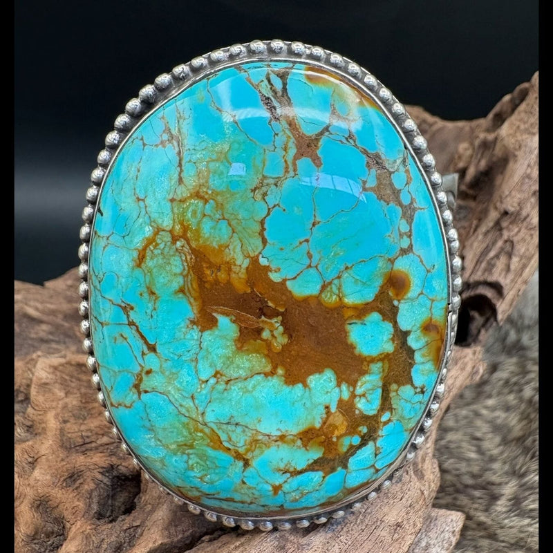 Royston Large Stone Stamped Cuff - CMH323